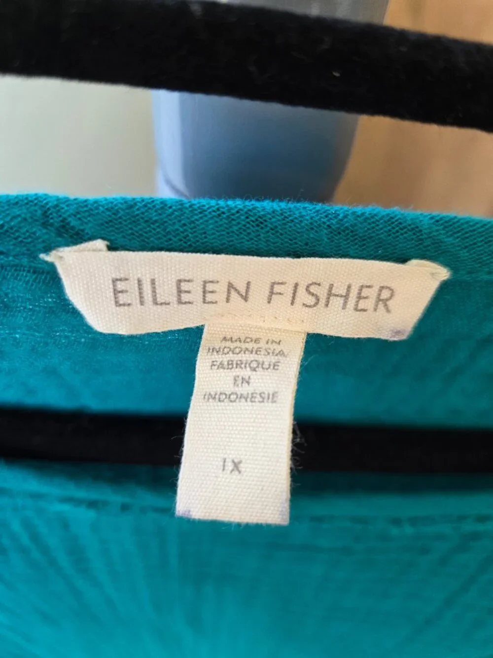 Eileen Fisher Dolman Sleeve Organic Cotton Guaze Top - Picture 2 of 5